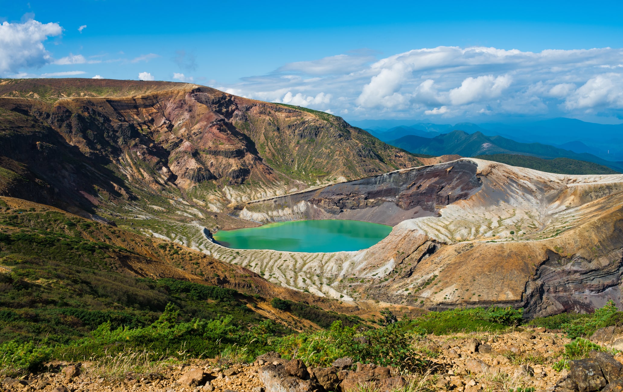 【藏王御釜】大內宿合掌村‧秘境只見線‧裏磐梯五色沼‧猊鼻溪舟下‧松島遊船5天